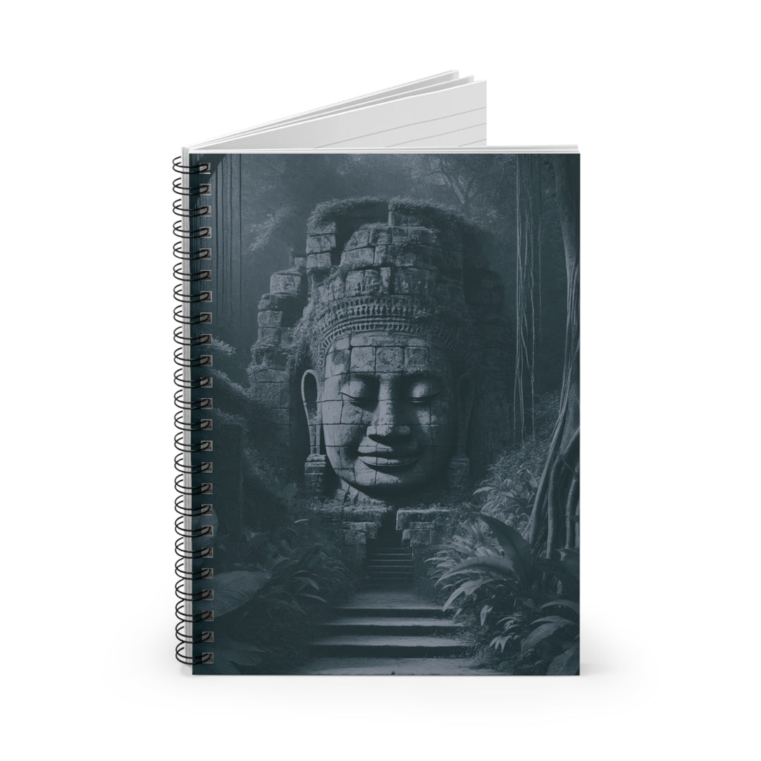 Discover the serene allure of our Mysterious Buddha Ruins Notebooks, exclusively at Zen Lotus Boutique. Each notebook features intricate artwork of ancient Buddha ruins hidden within lush, enigmatic jungles, capturing the essence of spiritual tranquility and historical mystery. Perfect for journaling, creative writing, or daily reflections, these notebooks are designed to inspire peace and mindfulness with every page. Explore our collection and bring a touch of ancient wisdom to your everyday life.