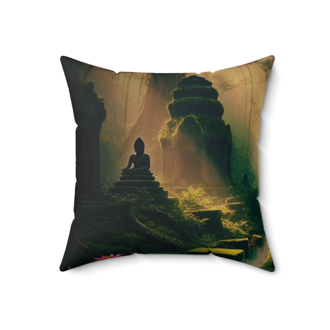 Mindful Journey Pillow offering a serene and calming energy, ideal for bringing elegance to your space.