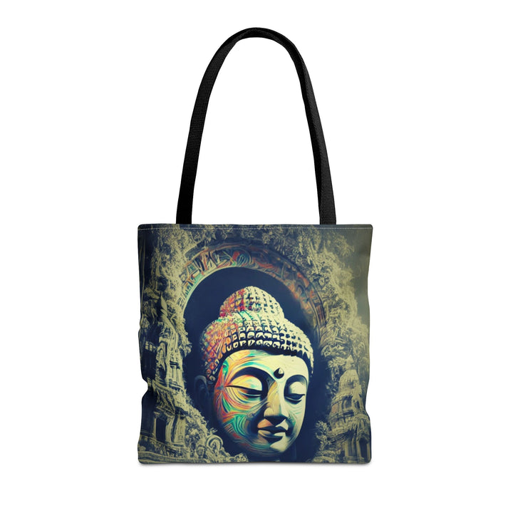 Mindful Journey Tote Bag designed for those who seek elegant simplicity and tranquility in their everyday routine.