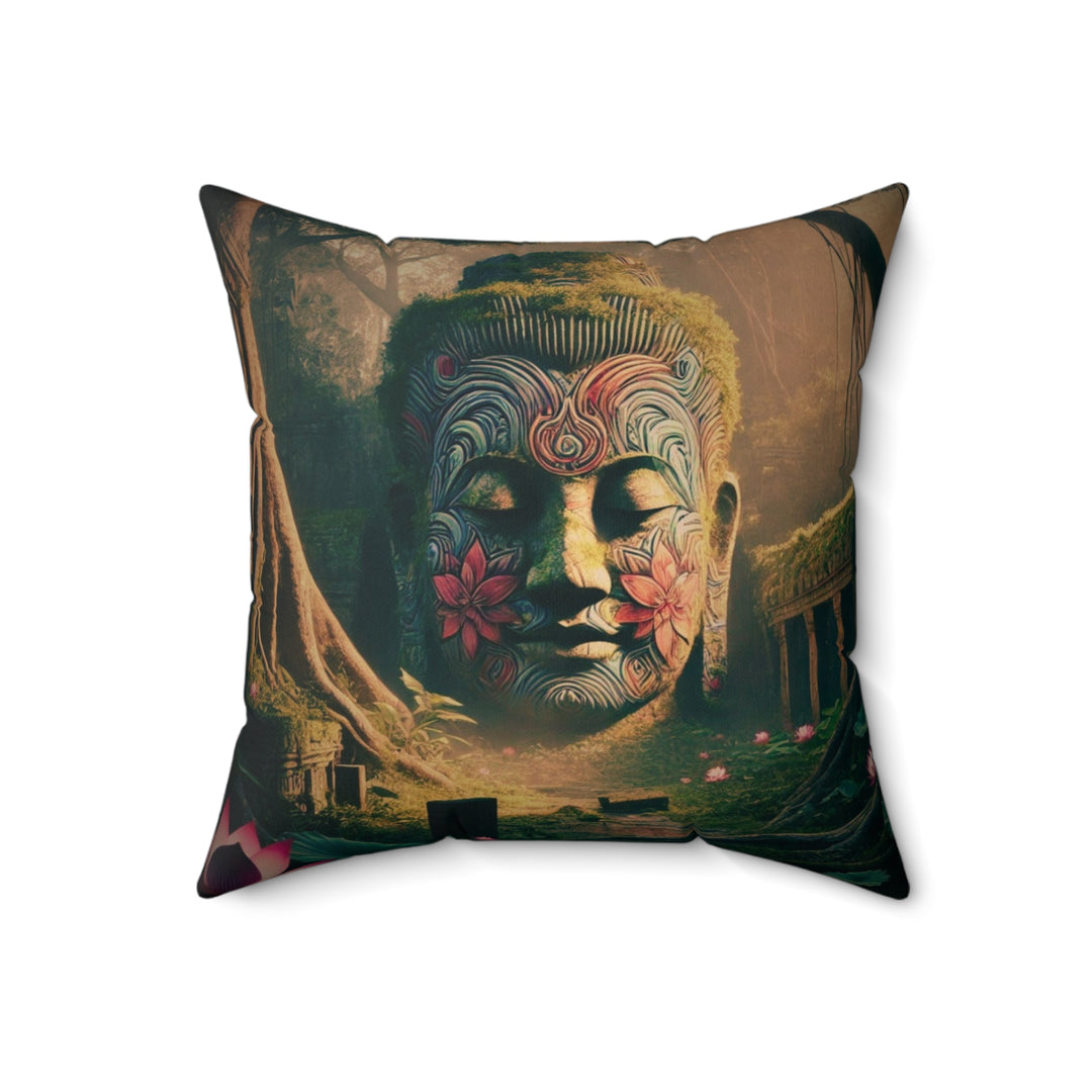 Mindful Spirit Pillow offering a calm and serene touch, ideal for adding elegance to your home.