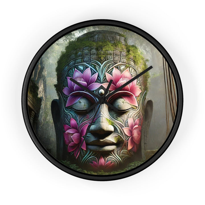 Mindful Spirit Wall Clock designed for timeless serenity, perfect for adding peace and mindfulness to your home decor.