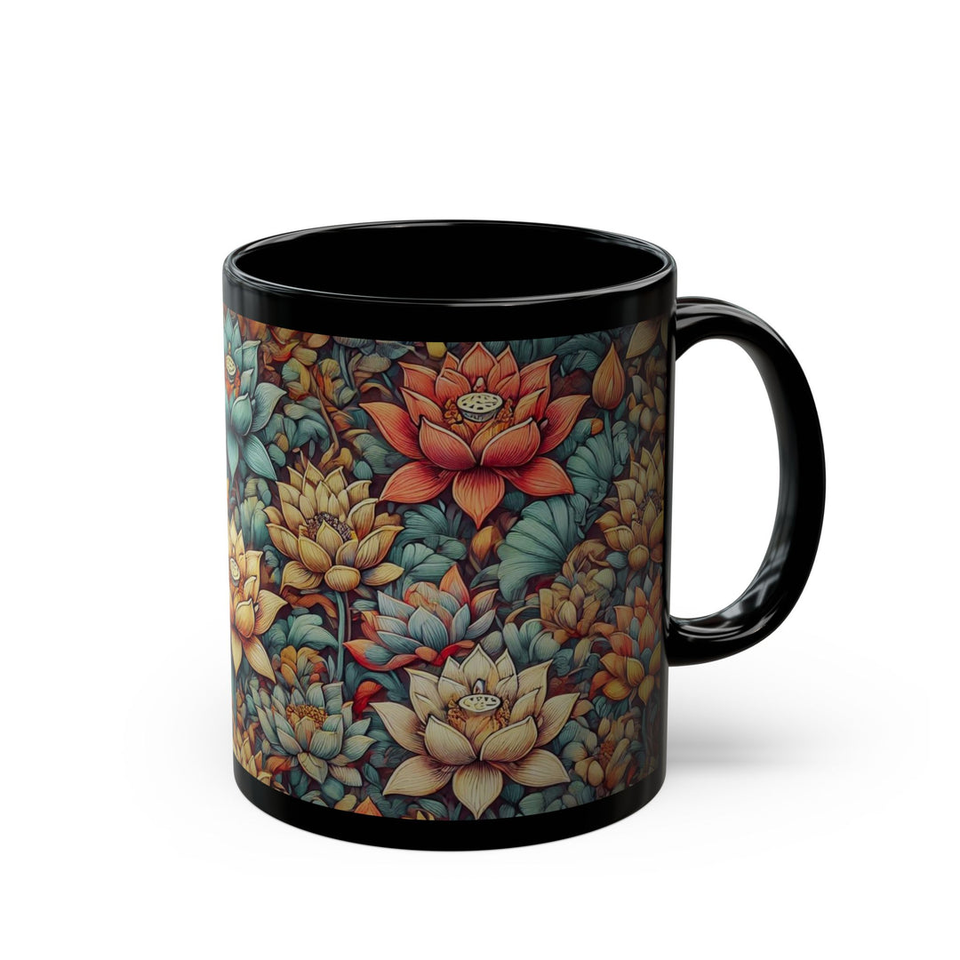 Peaceful Journey Mug with serene artwork, perfect for promoting relaxation and mindfulness during coffee or tea.