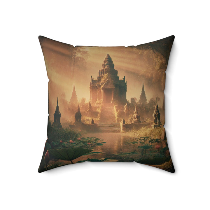 Sacred Energy Pillow offering spiritual elegance and calm, ideal for creating a serene and stylish home environment.