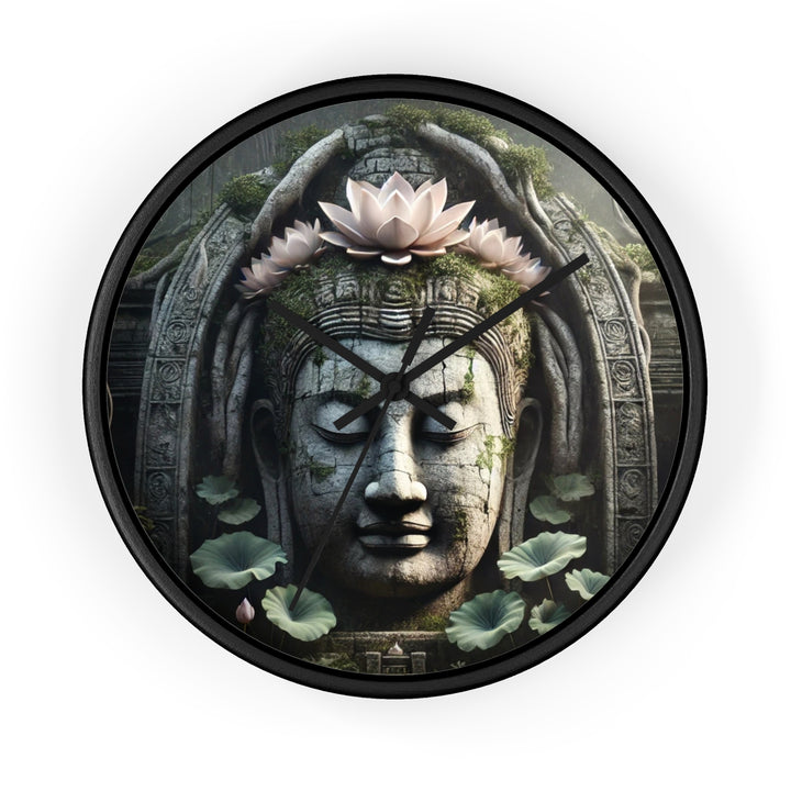 Sacred Energy Wall Clock offering timeless spiritual elegance, perfect for adding a calming presence to your space.