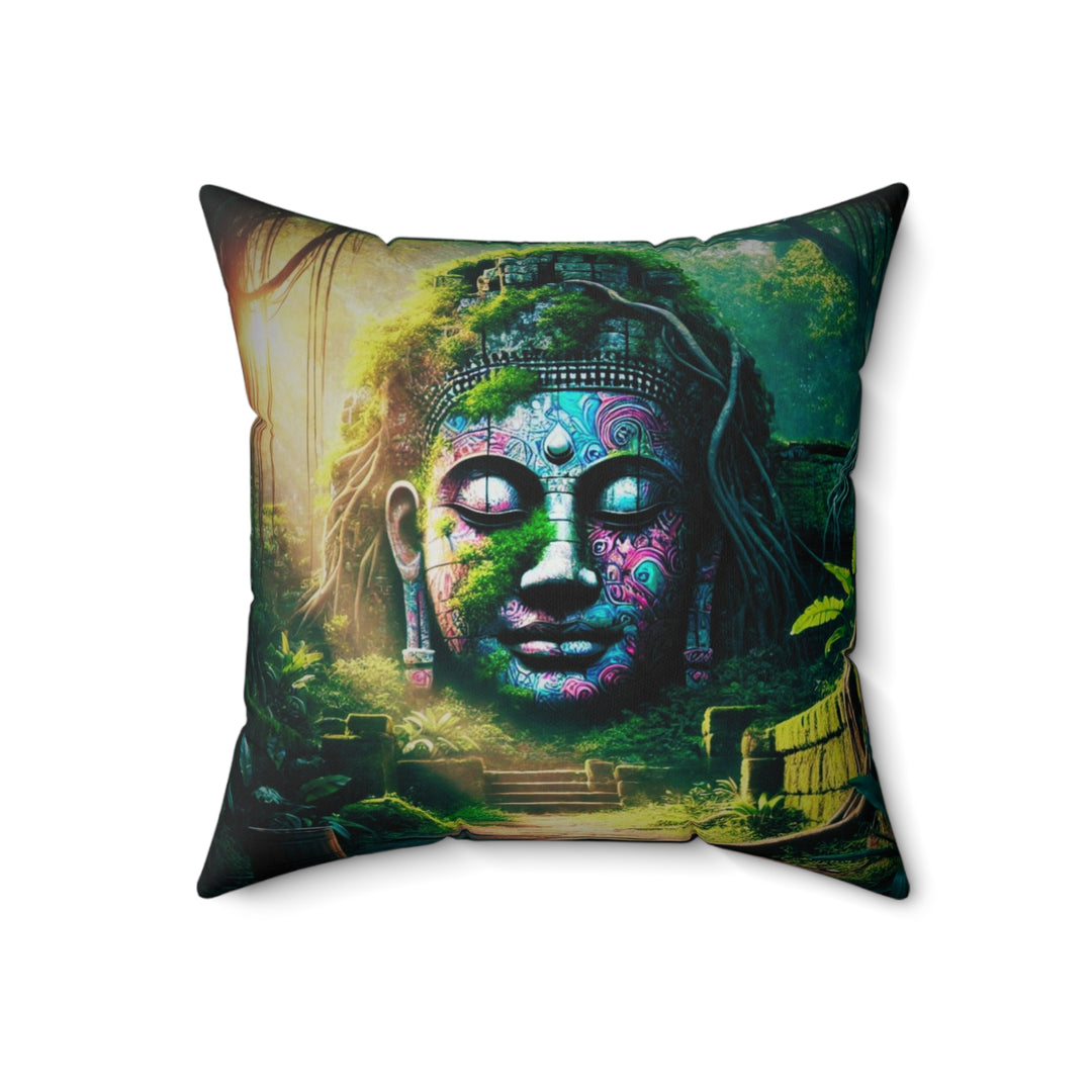 Sacred Harmony Pillow offering serene elegance, perfect for creating a peaceful and spiritual living space.