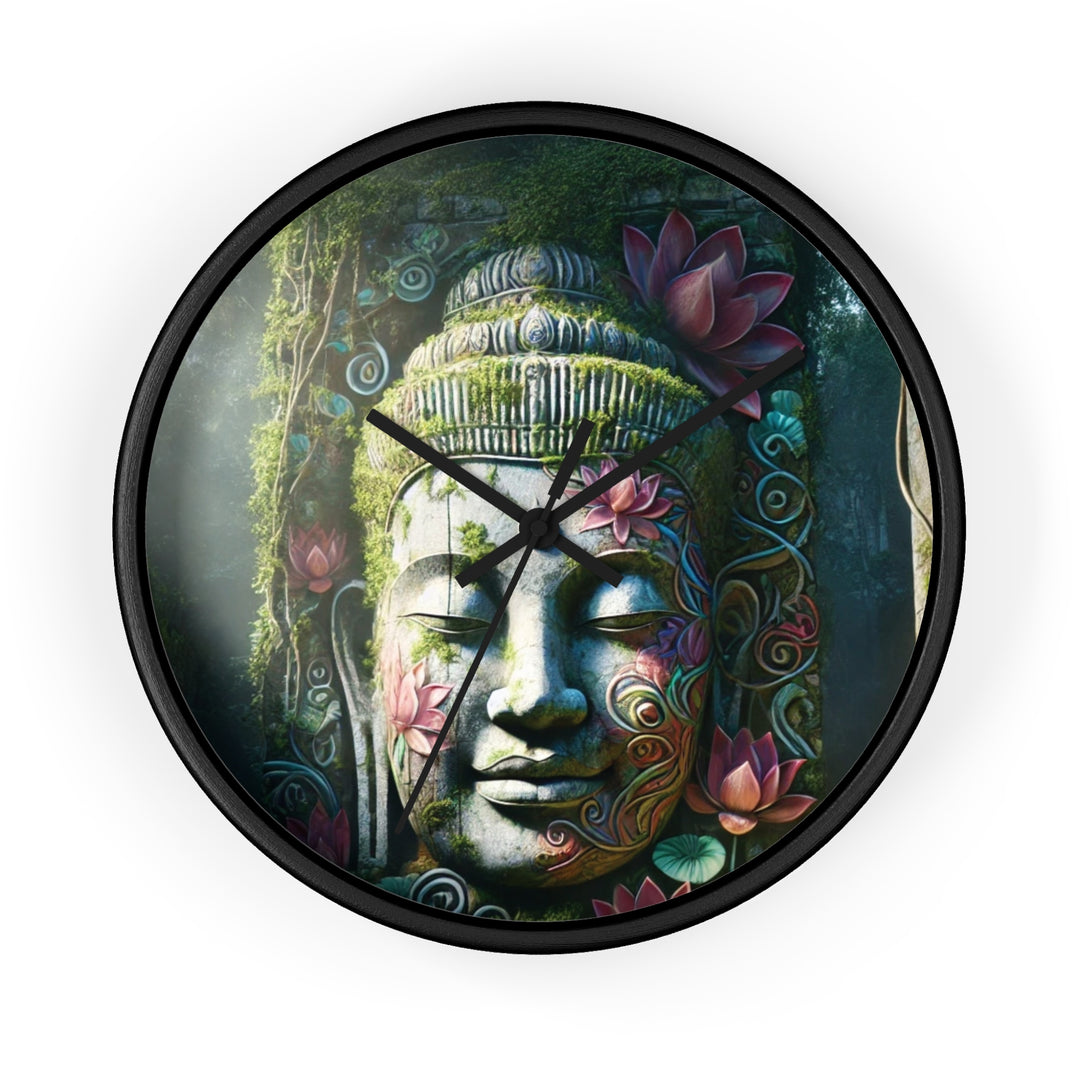 Sacred Harmony Wall Clock designed for spiritual serenity and timeless elegance, perfect for any room.