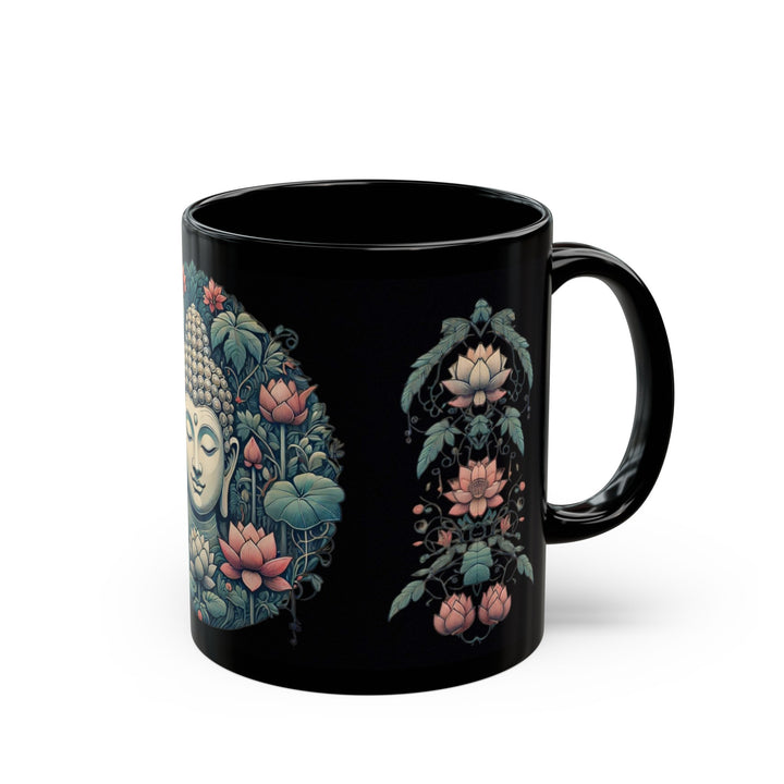 Sacred Lotus Mug with a beautiful lotus flower design, perfect for bringing serenity to your morning coffee or tea.