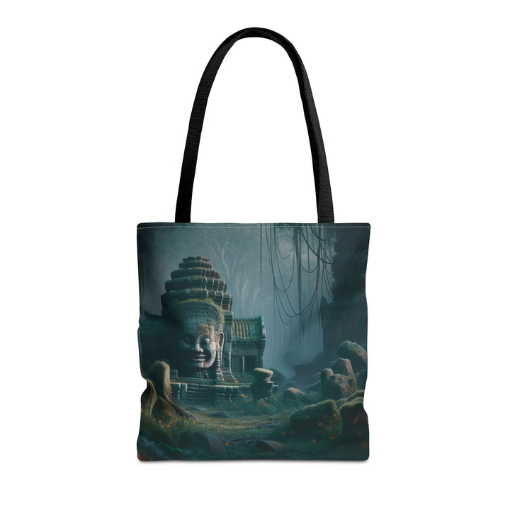 Sacred Symbols Journey Tote Bag featuring spiritual designs, perfect for adding elegance and practicality to your daily routine.