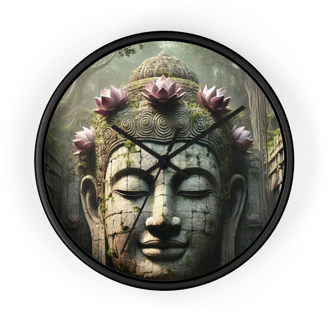 Sacred Symbols Journey Wall Clock offering timeless spiritual beauty, ideal for adding serenity to your home decor.