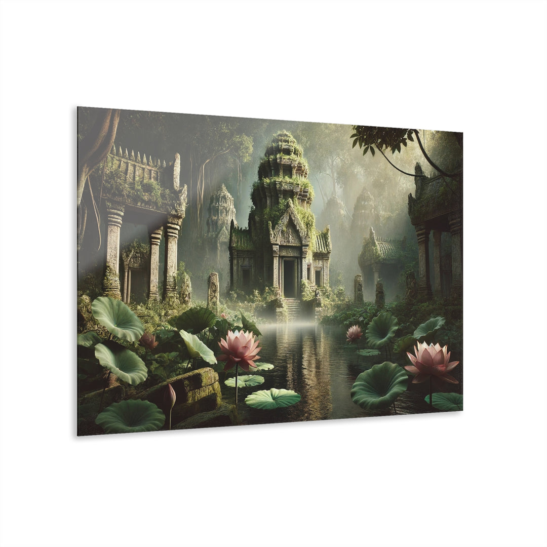 Sacred Symbols Wall Art Acrylic Print offering spiritual beauty and artistic elegance, perfect for creating a serene atmosphere.