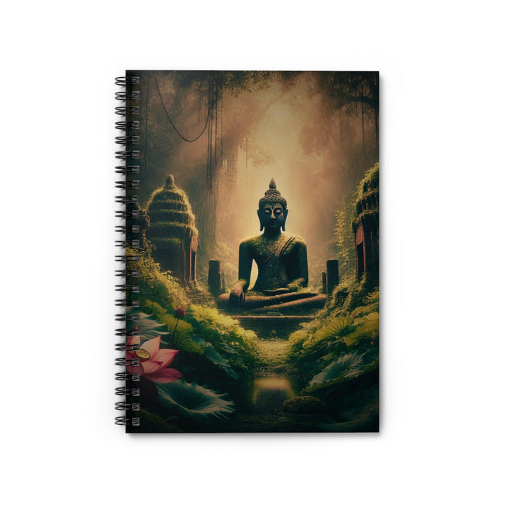 Discover the serene allure of our Mysterious Buddha Ruins Notebooks, exclusively at Zen Lotus Boutique. Each notebook features intricate artwork of ancient Buddha ruins hidden within lush, enigmatic jungles, capturing the essence of spiritual tranquility and historical mystery. Perfect for journaling, creative writing, or daily reflections, these notebooks are designed to inspire peace and mindfulness with every page. Explore our collection and bring a touch of ancient wisdom to your everyday life.