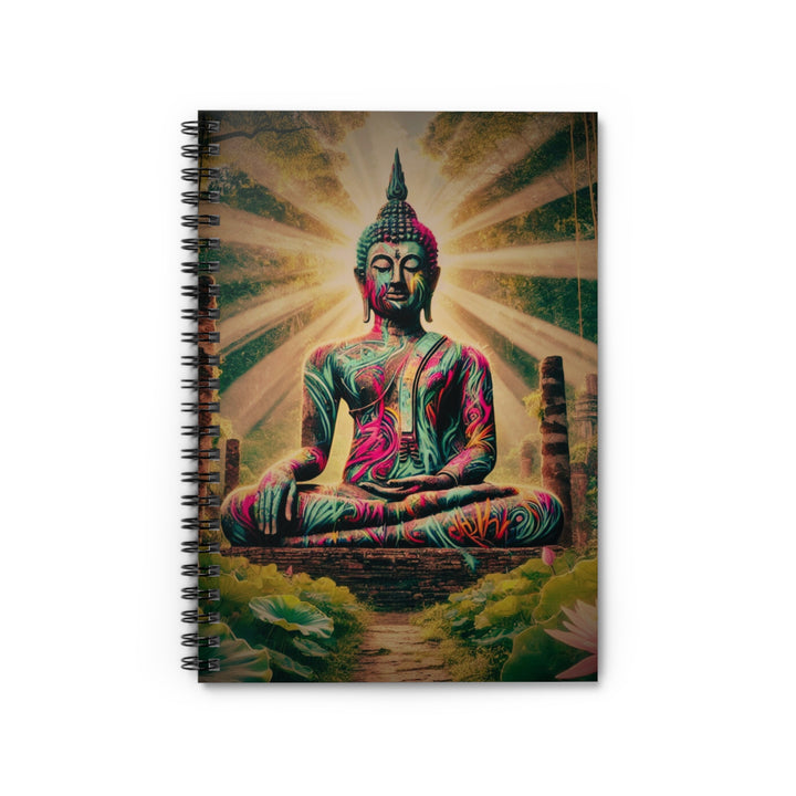 Discover the serene allure of our Mysterious Buddha Ruins Notebooks, exclusively at Zen Lotus Boutique. Each notebook features intricate artwork of ancient Buddha ruins hidden within lush, enigmatic jungles, capturing the essence of spiritual tranquility and historical mystery. Perfect for journaling, creative writing, or daily reflections, these notebooks are designed to inspire peace and mindfulness with every page. Explore our collection and bring a touch of ancient wisdom to your everyday life.