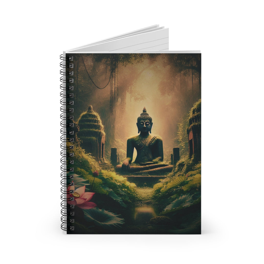 Discover the serene allure of our Mysterious Buddha Ruins Notebooks, exclusively at Zen Lotus Boutique. Each notebook features intricate artwork of ancient Buddha ruins hidden within lush, enigmatic jungles, capturing the essence of spiritual tranquility and historical mystery. Perfect for journaling, creative writing, or daily reflections, these notebooks are designed to inspire peace and mindfulness with every page. Explore our collection and bring a touch of ancient wisdom to your everyday life.