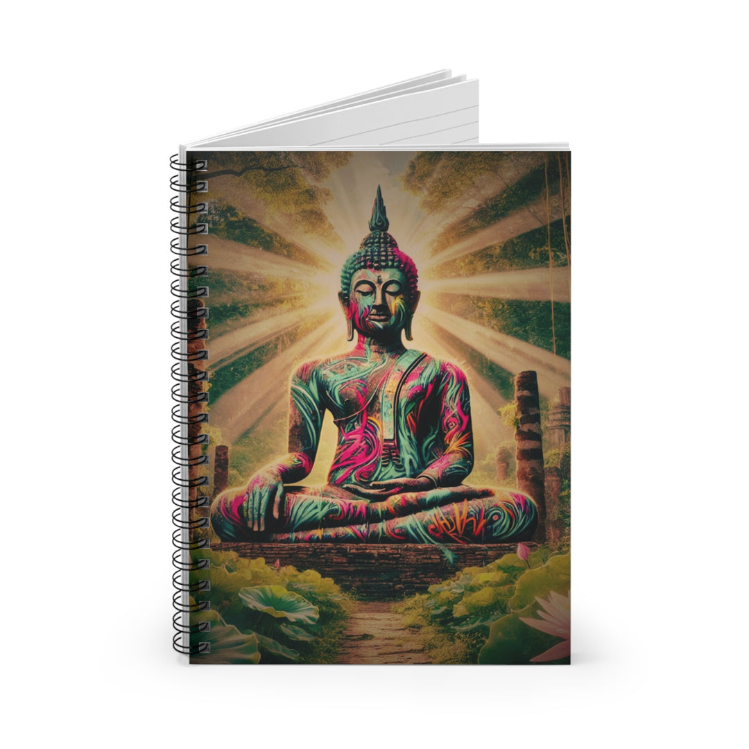 Discover the serene allure of our Mysterious Buddha Ruins Notebooks, exclusively at Zen Lotus Boutique. Each notebook features intricate artwork of ancient Buddha ruins hidden within lush, enigmatic jungles, capturing the essence of spiritual tranquility and historical mystery. Perfect for journaling, creative writing, or daily reflections, these notebooks are designed to inspire peace and mindfulness with every page. Explore our collection and bring a touch of ancient wisdom to your everyday life.