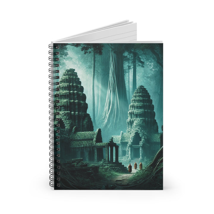 Discover the serene allure of our Mysterious Buddha Ruins Notebooks, exclusively at Zen Lotus Boutique. Each notebook features intricate artwork of ancient Buddha ruins hidden within lush, enigmatic jungles, capturing the essence of spiritual tranquility and historical mystery. Perfect for journaling, creative writing, or daily reflections, these notebooks are designed to inspire peace and mindfulness with every page. Explore our collection and bring a touch of ancient wisdom to your everyday life.