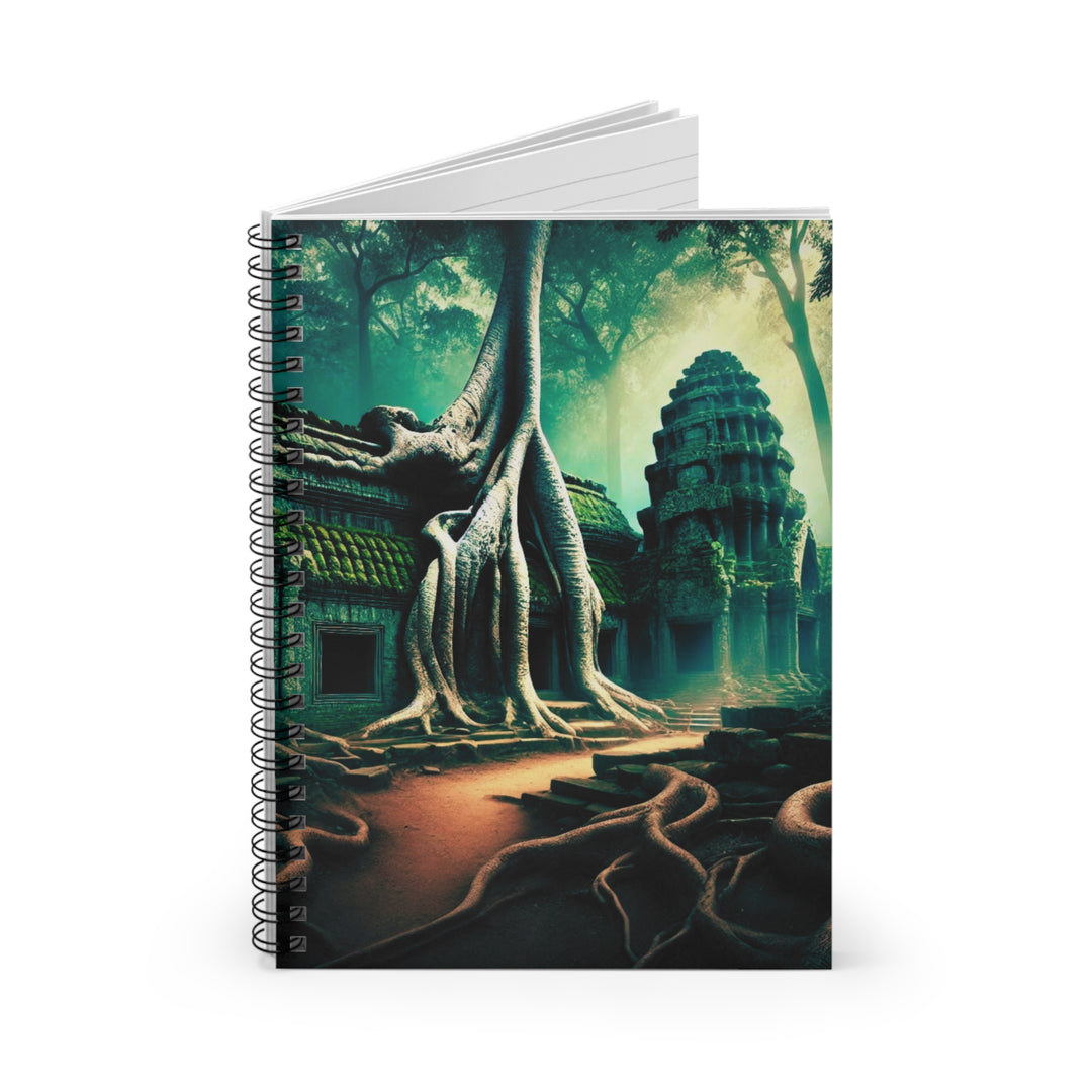 Discover the serene allure of our Mysterious Buddha Ruins Notebooks, exclusively at Zen Lotus Boutique. Each notebook features intricate artwork of ancient Buddha ruins hidden within lush, enigmatic jungles, capturing the essence of spiritual tranquility and historical mystery. Perfect for journaling, creative writing, or daily reflections, these notebooks are designed to inspire peace and mindfulness with every page. Explore our collection and bring a touch of ancient wisdom to your everyday life.