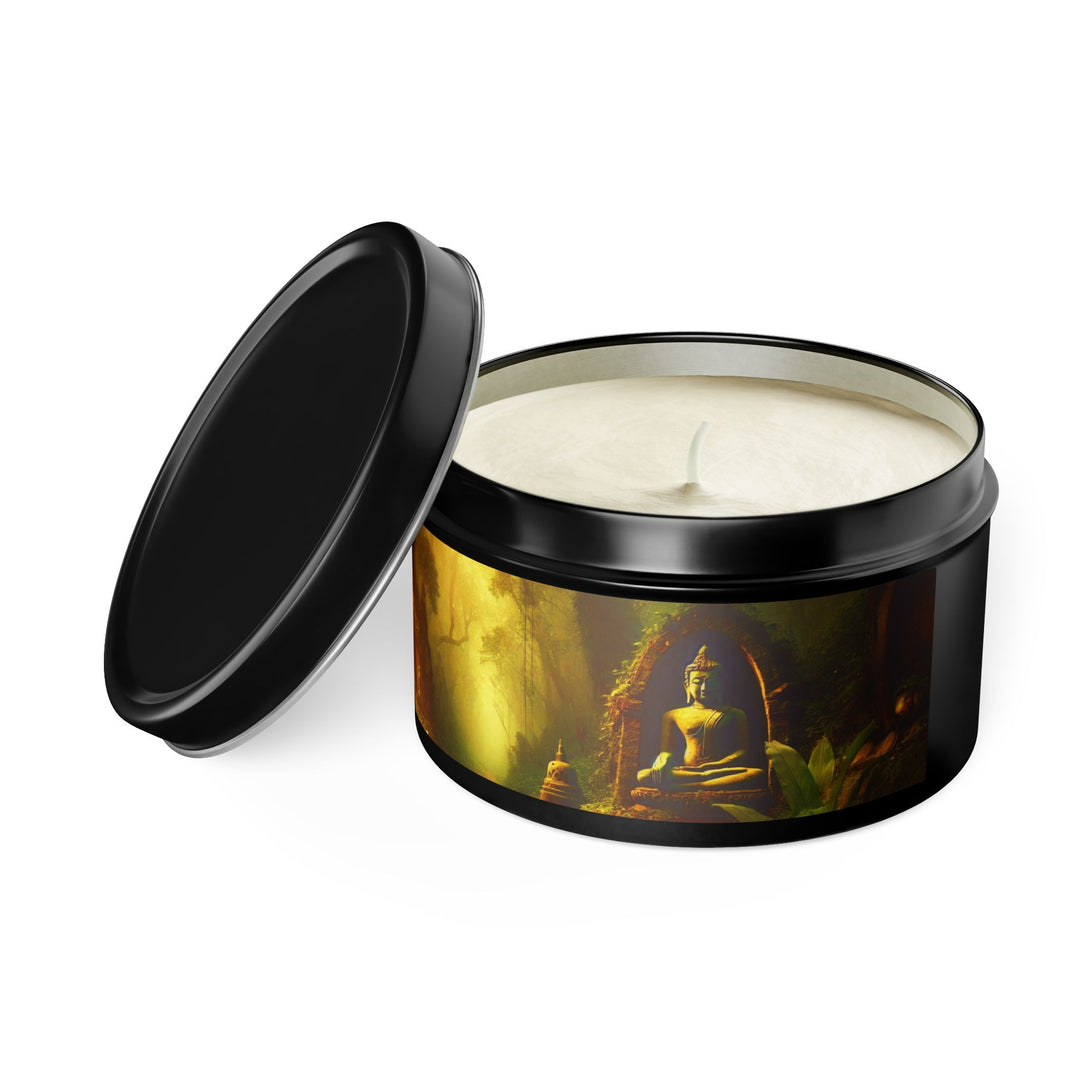 Spiritual Journey Candle with soothing light, ideal for mindfulness, reflection, and creating sacred spaces.