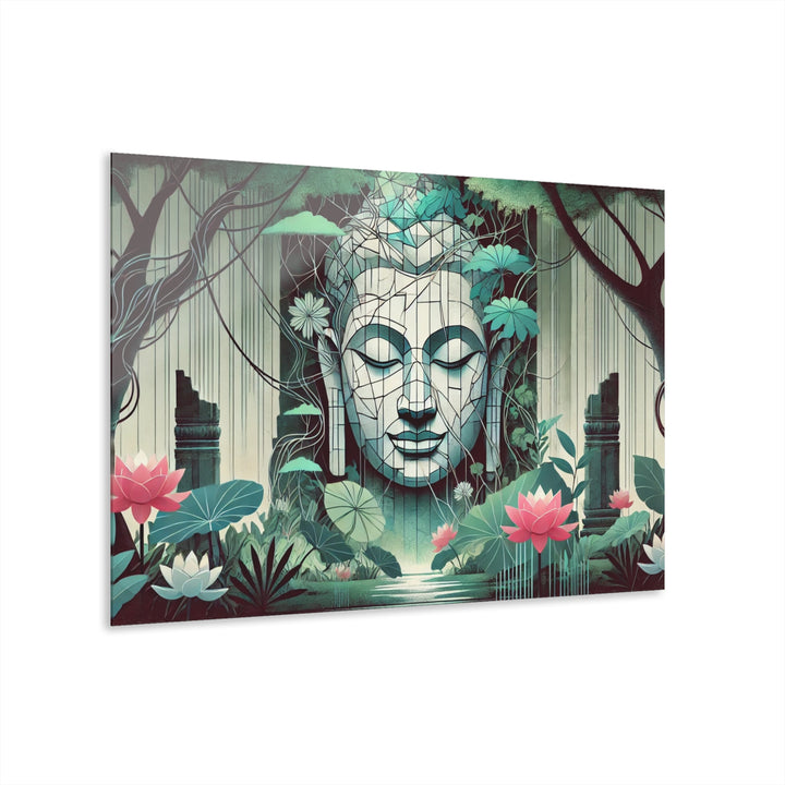 Tranquil Path Wall Art Acrylic Print offering modern elegance and tranquility, perfect for enhancing your home decor.