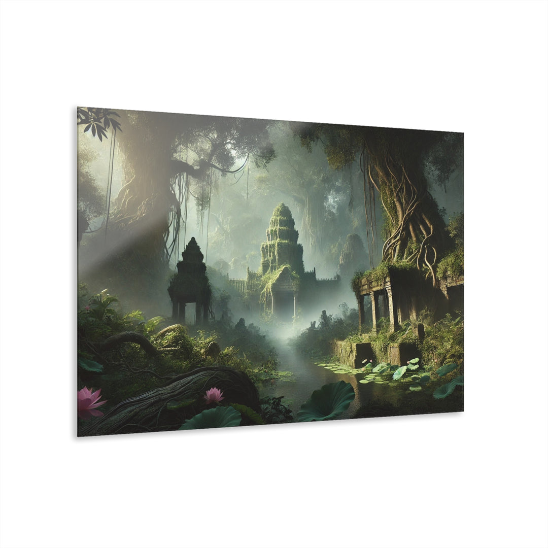 Tranquil Spirit Wall Art Acrylic Print offering modern serenity and elegance, perfect for enhancing your living space.