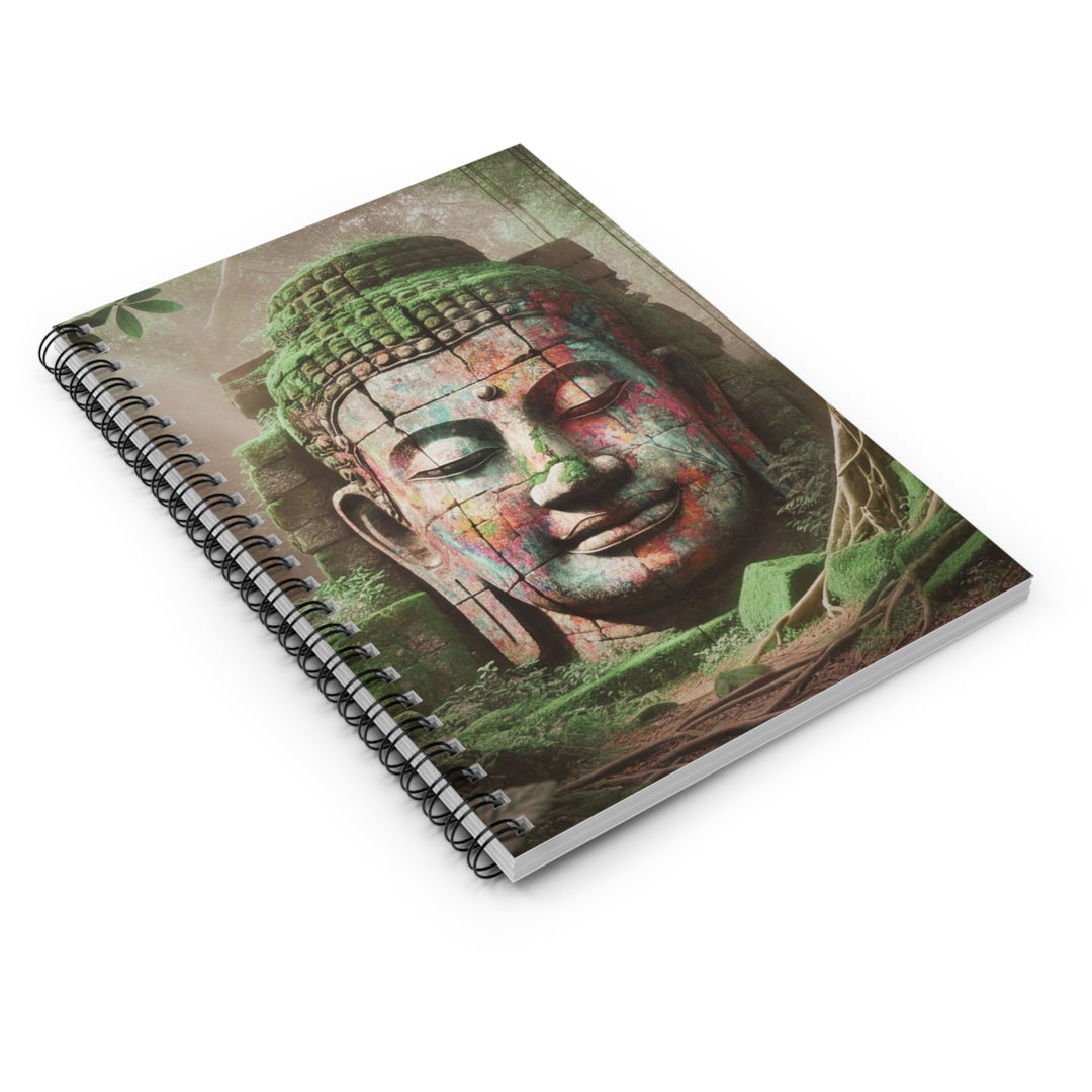 Discover the serene allure of our Mysterious Buddha Ruins Notebooks, exclusively at Zen Lotus BouaZen Blestique. Each notebook features intricate artwork of ancient Buddha ruins hidden within lush, enigmatic jungles, capturing the essence of spiritual tranquility and historical mystery. Perfect for journaling, creative writing, or daily reflections, these notebooks are designed to inspire peace and mindfulness with every page. Explore our collection and bring a touch of ancient wisdom to your everyday life.