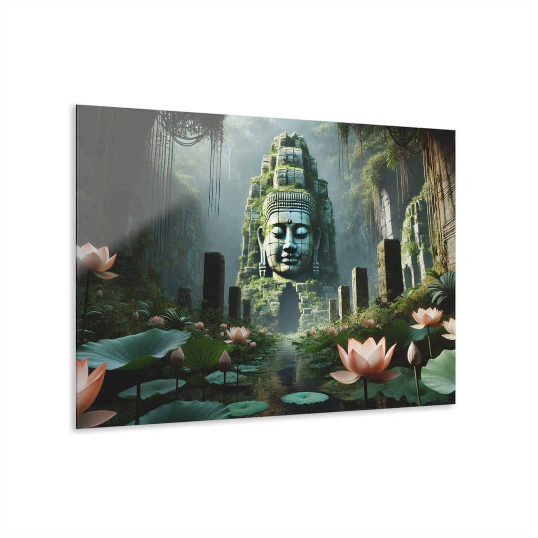 Zen Harmony Wall Art Acrylic Print offering artistic elegance and tranquility, ideal for adding a peaceful touch to any room.