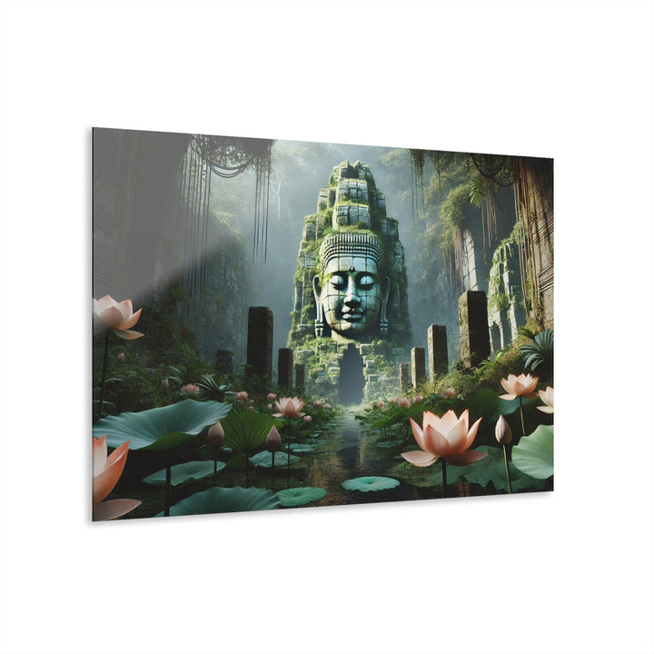 Zen Harmony Wall Art Acrylic Print offering artistic elegance and tranquility, ideal for adding a peaceful touch to any room.