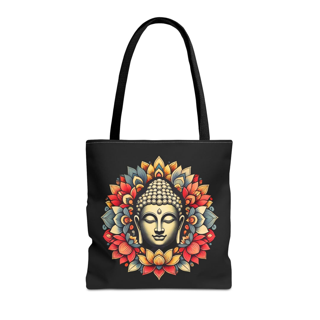 Zen Journey Tote Bag offering peaceful elegance, perfect for staying calm and stylish during your daily routine.