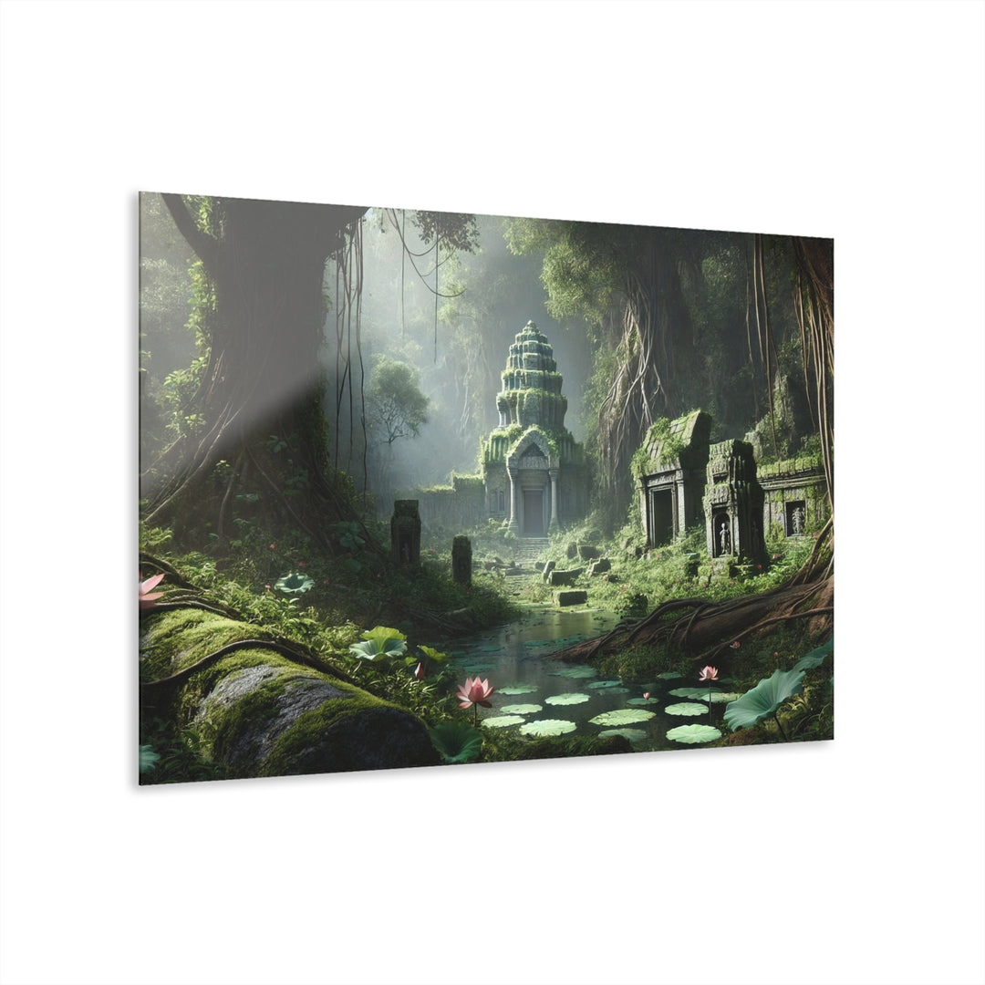 Zen Journey Wall Art Acrylic Print designed for serene elegance, perfect for enhancing your space with modern beauty.